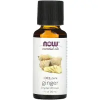 Now , Essential Oils, Ginger, 1 fl oz (30 ml)