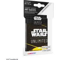 Star Wars Unlimited - art sleeves - kortbaksida gul