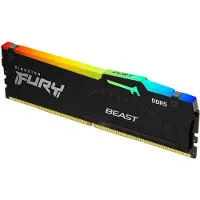 Kingston FURY Beast RGB - DDR5 - modul - 16 GB - DIMM 288-pin - 5200 MT/s / PC5-41600 - CL40 - 1.25 V - ej buffrad - on-die ECC