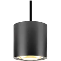 SLV Pendellampa Oculus, dimbar, Brun / mässing, Vardagsrum / matsal, Aluminium / grå / zink, Modern