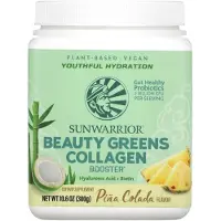 Sun Warrior , Skönhet Grönkål Kollagen Booster, Pina Colada, 10,6 oz (300 g)