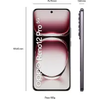 OPPO Reno12 Pro 5G 12GB/512GB svart (nebulosasvart) Dubbel SIM
