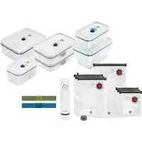 Zwilling Fresh+save Familjeset Med Hällpip Och Lock Till Vakuumförpackare