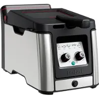 Tefal Clear Duo Semi-pro frittör, Mindre rök, Anti-dim fönster, XL kapacitet, FR600D10