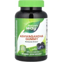 Nature'S Way , Ashwagandha Gummy, Bär, 125 mg, 90 Gummies