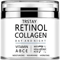 TR Kollagen&Retinol&Vitamin A,B,C,E Whitening Ljusare Återfuktande ansiktshudvård Skönhetsprodukt blekningskräm 50g