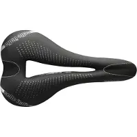 Selle Italia sadel DIVA GEL SUPERFLOW S (id match - S3) TI 316 Tube 7, fiber-tek, 275g, svart (NEW)