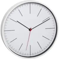 TFA-Dostmann 60.3049.02 Kvarts Väggklocka 28 cm x 28 cm x 3.7 cm Vit