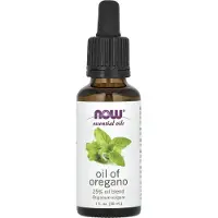 Now , Essentiella Oljor, Olja av Oregano, 1 fl oz (30 ml)