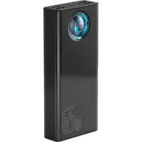Baseus Amblight Powerbank 30000mAh, 4xUSB, USB-C, 65W (Svart)