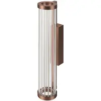 SLV LED vägglampa Quimera, dimbar, Koppar, Vardagsrum / matsal, Aluminium / grå / zink, LED-vägglampa, vägglampa inomhus