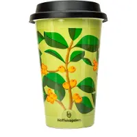 Kaffekapslen | Kaffe växt termomugg - Termomugg i keramik - 300 ml.