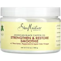 SheaMoisture , Jamaican Black Castor Oil, Strengthening and Restoring Smoothie, 11.5 fl oz (326 ml) white