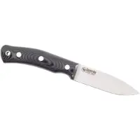 Casström No.10 Swedish Forest Knife - Svart micarta Rostfritt