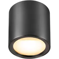 SLV LED taklampa Oculus, dimbar, Brun / mässing, Vardagsrum / matsal, Aluminium / grå / zink, Modern, LED-taklampa