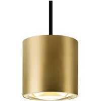 SLV Pendellampa Oculus, dimbar, Mässing / guld, Vardagsrum / matsal, Aluminium / grå / zink, Modern