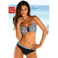 LASCANA Bikini svart / vit