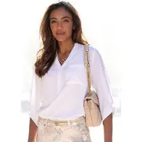 LASCANA Blus vit