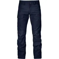 Fjällräven - Vandringskläder - Nils Trousers M Dark Navy för Unisex - Storlek XS/S - Marinblå
