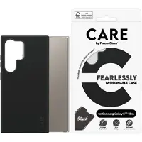 CARE by PanzerGlass CARE by - Baksidesskydd för mobiltelefon - 100% återvinningsbar termoplastisk polyuretan (TPU) - svart - för Samsung Galaxy S25 Ultra