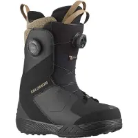 Salomon Snowboard - Snowboard stövlar kvinnor - Kiana Dual Boa Black/Sepia Tint för UnisexUll - Storlek 40,5 - Svart
