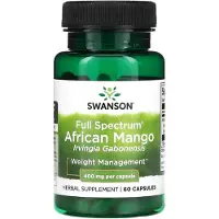 Swanson Health , Fullspektrum afrikansk mango, 400 mg, 60 kapslar