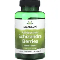 Swanson Health , Full Spektrum Schizandra Bär, 525 mg, 90 kapslar