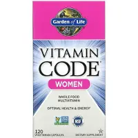 Garden of life Garden of Life, Vitamin Code, natural food multivitamin for women, 120 vegetable capsules
