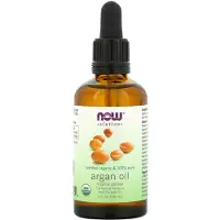 Now , Lösningar, Certifierad ekologisk & 100% ren arganolja, 2 fl oz (59 ml)