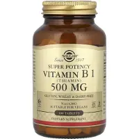 Solgar Solgar, Vitamin B1, 500mg, 100 tablets