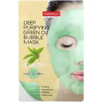 Purederm , Deep Purifying Green O2 Bubble Beauty Mask, Green Tea, 1 Sheet Mask, 0.88 oz (25 g)