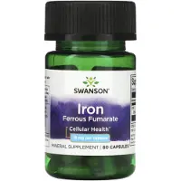 Swanson Health Swanson, Ferrous Fumarate, 18 mg, 60 Capsules