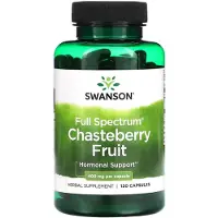 Swanson Health , Full Spectrum Chasteberry Fruit, 400 mg, 120 kapslar