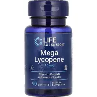 Life Extension , Mega Lycopene, 15 mg, 90 mjuka gel