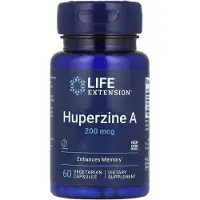 Life Extension Life Extension, Huperzine A, 200 mcg, 60 vegetable capsules