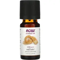 Now Foods, Essential Oil, 100% Pure Vetiver, 1/3 fl oz (10 ml)