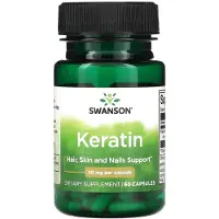 Swanson Health , Keratin, 50 mg, 60 kapslar