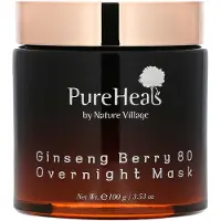 PureHeals Ginsengbär 80 Övernattande Skönhetsmask, 100G(3.53Oz)