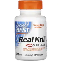 Doctors Best Doctor's Best, Real Krill, 350 mg, 60 softgels