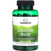 Swanson Health , Licorice Rot, 450 mg, 100 Kapslar