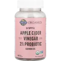 Garden of life , MyKind Organics, Ekologisk Äppelcidervinäger Probiotisk Gummies, 2 Bil CFU, 60 Vegan Gummies