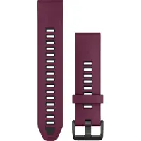 Garmin QuickFit 20 mm silikonarmband mörkröd 010-13391-04