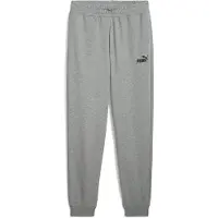 Puma Sportbyxa 'Ess No. 1' gråmelerad / svart