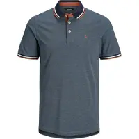Jack & Jones T-shirt 'JJEPaulos' nattblå / blåmelerad / knallröd / vit