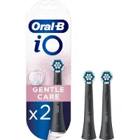 Oral-B Refiller iO Gentle Care 2-pack, svart