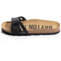 Bayton Pantolette 'Athena' sand / svart