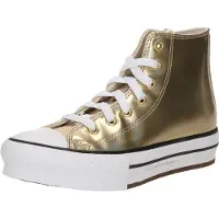 Converse Höga sneakers CHUCK TAYLOR ALL STAR EVA LIFT PLATFORM METALLIC flickor - Guldfärgad - 35