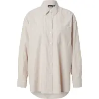 Pieces Blus 'PCMelia' beige / vit