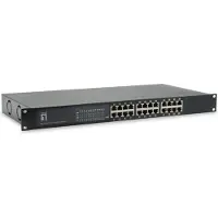 Level One LevelOne GEP-2421W150 - Switch - 24 x 10/100/1000 (PoE) - rackmonterbar - PoE+ (150 W)