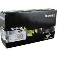Lexmark toner C746A1YG original gul 7,000 sidor